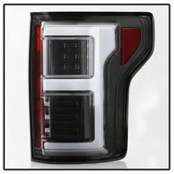 Spyder Ford F-150 15-18 Light Bar LED Tail Lights Compatible w/Rear Blind Spot Sensor Only Black