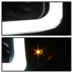 Spyder Signature Toyota Sequoia/Tundra 08-13 Light Bar DRL Projector Headlights Version 2 Black