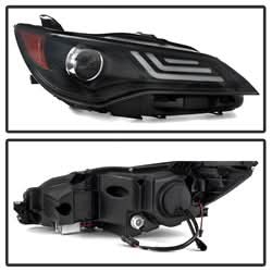 Spyder Signature Toyota Camry 15-17 Black Projector Headlights