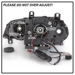 Spyder Signature BMW X5 07-10 AFS HID Only Projector Headlights Does Not Fit Halogen Model Black