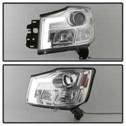 Spyder Signature Nissan Armada/Armada (Pathfinder)/Titan 05-07 Version 2 Projector Headlights Chrome