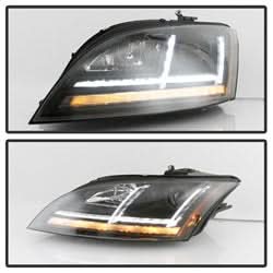 Spyder Signature Audi TT/TT Quattro 08-09 Sequential Turn Signal Projector Headlights HID Xenon Model Only Not Compatible With Halogen Model