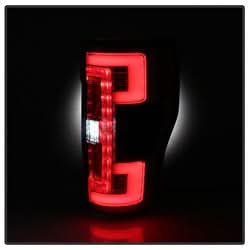 Spyder Ford F-250 Super Duty 17-18 Halogen Bulb Type LED Tail Lights Not Fit LED Model Chrome