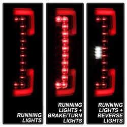 Spyder Ford F-250 Super Duty 17-18 Chrome LED Tail Lights