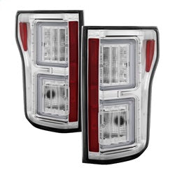 Spyder Ford F-150 18-19 Not Compatible w/Rear Blind Spor Sensor Models Light Bar LED Tail Lights Chrome