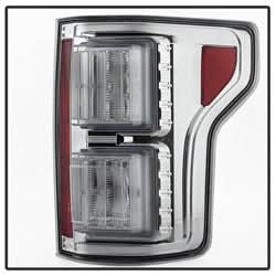 Spyder Ford F-150 18-19 Not Compatible w/Rear Blind Spor Sensor Models Light Bar LED Tail Lights Chrome