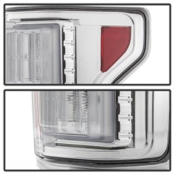 Spyder Ford F-150 18-19 Not Compatible w/Rear Blind Spor Sensor Models Light Bar LED Tail Lights Chrome