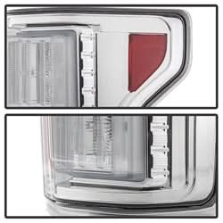 Spyder Ford F-150 18-19 Not Compatible w/Rear Blind Spor Sensor Models Light Bar LED Tail Lights Chrome