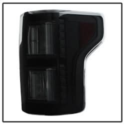 Spyder Ford F-150 18-19 Not Compatible w/Rear Blind Spor Sensor Models Light Bar LED Tail Lights Black Smoke