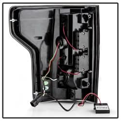Spyder Ford F-150 18-19 Not Compatible w/Rear Blind Spor Sensor Models Light Bar LED Tail Lights Black Smoke