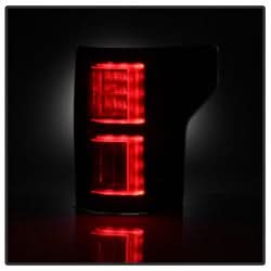 Spyder Ford F-150 18-19 Not Compatible w/Rear Blind Spor Sensor Models Light Bar LED Tail Lights Black Smoke