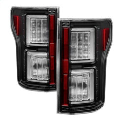 Spyder Ford F-150 18-19 Not Compatible w/Rear Blind Spor Sensor Models Light Bar LED Tail Lights Black