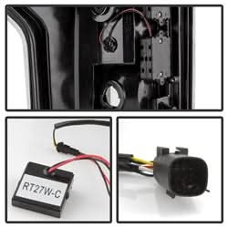 Spyder Ford F-150 18-19 Not Compatible w/Rear Blind Spor Sensor Models Light Bar LED Tail Lights Black