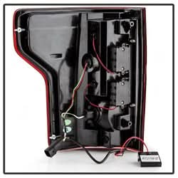 Spyder Ford F-150 18-19 Not Compatible w/Rear Blind Spor Sensor Models Light Bar LED Tail Lights Red Clear