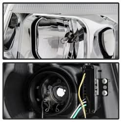 Spyder Signature Jeep Grand Cherokee 11-13 Chrome Light Bar Projector Headlights Halogen Models Only Will Not Fit Xenon/HID Model