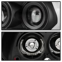 Spyder Signature Toyota Tacoma 16-18 w/LED Sequential Turn Signal Projector Headlights Does Not Fit TRD Model Black