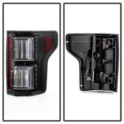 Spyder Ford F-150 15-17 Not Compatible w/Rear Blind Spot Sensor Model Light Bar LED Tail Lights Black