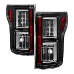 Spyder Ford F-150 18-19 Not Compatible w/Rear Blind Spot Sensor Model Light Bar LED Tail Lights Black