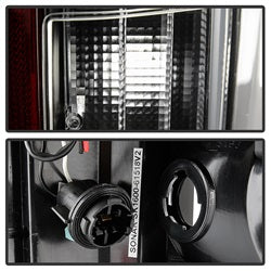 Spyder Ford F-150 18-19 Not Compatible w/Rear Blind Spot Sensor Model Light Bar LED Tail Lights Black