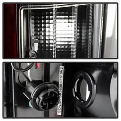 Spyder Ford F-150 18-19 Not Compatible w/Rear Blind Spot Sensor Model Light Bar LED Tail Lights Black