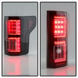 Spyder Ford F-150 18-19 Not Compatible w/Rear Blind Spot Sensor Model Light Bar LED Tail Lights Black