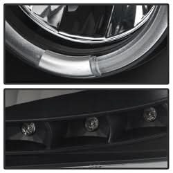Spyder Signature Chevrolet Avalanche/Suburban 1500/Suburban 2500/Tahoe 07-13 Incl. High H1 And Low H1 Halo LED Projector Headlights Black