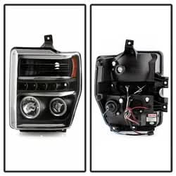Spyder Signature Ford F-250 Super Duty/F-350 Super Duty/F-450 Super Duty 08-10 Incl. High H1 And Low H1 Halo LED Projector Headlights