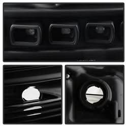 Spyder Signature Ford F-250 Super Duty/F-350 Super Duty/F-450 Super Duty 11-16 DRL Halo LED Projector Headlights Incl. High H1 And Low 9006