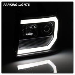 Spyder Signature GMC Sierra 1500/Sierra 2500 HD/Sierra 3500 HD 07-13 Version 2 DRL Projector Headlights Black
