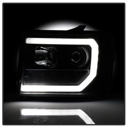 Spyder Signature GMC Sierra 1500/Sierra 2500 HD/Sierra 3500 HD 07-13 Version 2 DRL Projector Headlights Black