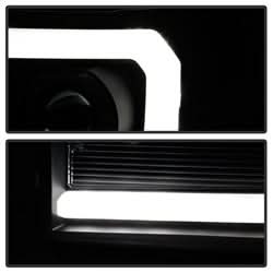 Spyder Signature GMC Sierra 1500/Sierra 2500 HD/Sierra 3500 HD 07-13 Version 2 DRL Projector Headlights Black
