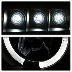 Spyder Signature Toyota Sequoia/Tundra 08-13 Incl. High H1 And Low H1 Halo LED Projector Headlights Black