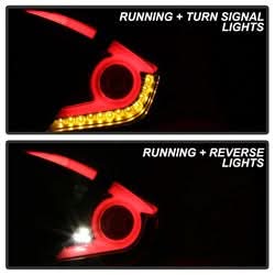 Spyder Honda Civic 16 Black Light Bar LED Tail Lights