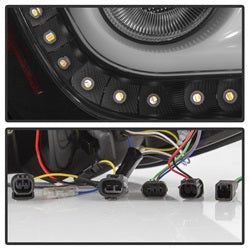 Spyder Honda Civic 16 Black Light Bar LED Tail Lights