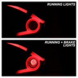 Spyder Honda Civic 16 Black Light Bar LED Tail Lights