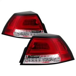 Spyder Pontiac G8 08-09 Version 2 Light Bar LED Tail Lights Red Clear