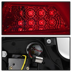 Spyder Pontiac G8 08-09 Version 2 Light Bar LED Tail Lights Red Clear
