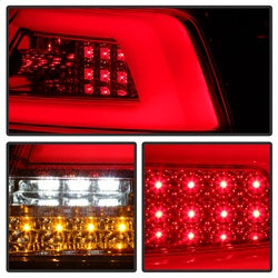 Spyder Pontiac G8 08-09 Version 2 Light Bar LED Tail Lights Red Clear