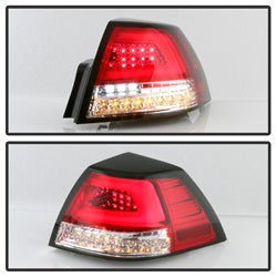 Spyder Pontiac G8 08-09 Version 2 Light Bar LED Tail Lights Red Clear
