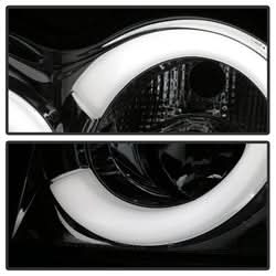 Spyder Signature Jeep Grand Cherokee 05-07 Chrome Light Bar Projector Headlights