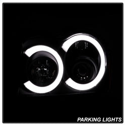 Spyder Signature Jeep Grand Cherokee 05-07 Black Light Bar Projector Headlights