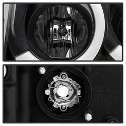 Spyder Signature Jeep Grand Cherokee 05-07 Black Light Bar Projector Headlights
