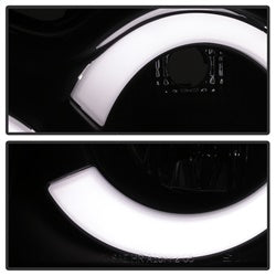 Spyder Signature Jeep Grand Cherokee 05-07 Black Light Bar Projector Headlights