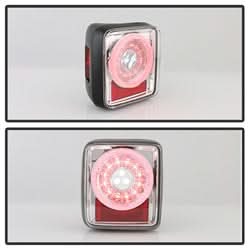 Spyder Jeep Wrangler (JL) 19-20 w/Sequential Turn Signal Full LED Tail Lights Chrome