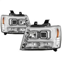 Spyder Signature Chevrolet Avalanche/Suburban 1500/Suburban 2500/Tahoe 07-13 Version 2 Projector Headlights Chrome