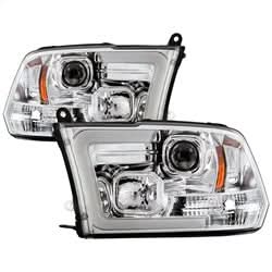 Spyder Signature Dodge Ram 1500/1500/2500/3500 09-10 Version 2 Projector Headlights Chrome Halogen Model Only