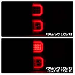 Spyder Dodge Durango 04-09 Chrome LED Tail Lights
