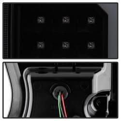 Spyder Dodge Durango 04-09 Black Smoke LED Tail Lights