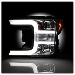 Spyder Signature Ford F-150 18-19 Halogen Model Only Projector Headlights Does Not Fit Factory Xenon Model Chrome