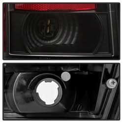 Spyder Jeep Grand Cherokee 07-10 Incl. Signal-LED/Brake-LED Light Bar LED Tail Lights Black